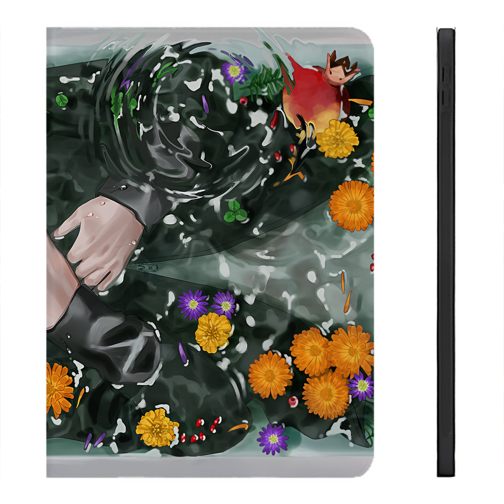 （画像用） 呪術廻戦 Jujutsu Kaisen IPadケース ペンホルダー付き ブックスタイルデザイン